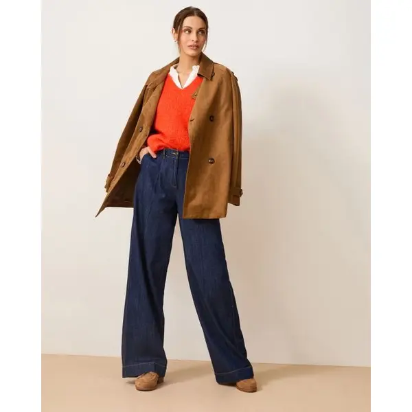 Trench en suédine