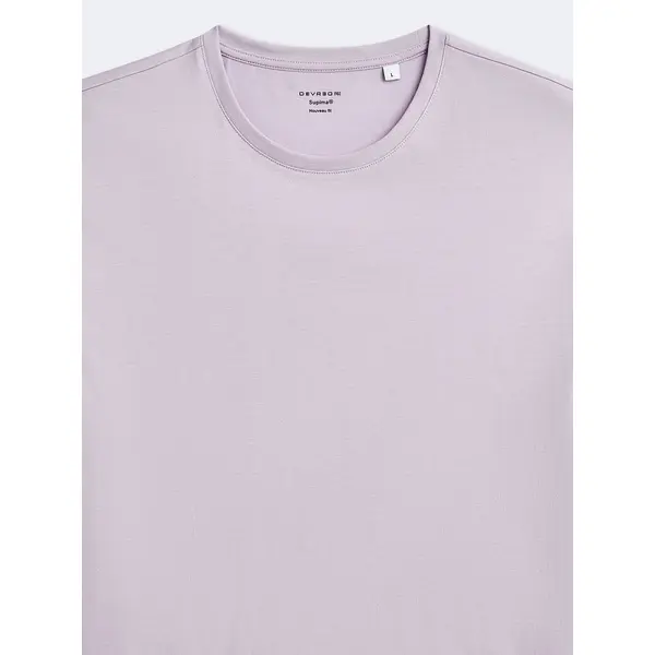 T-shirt col rond mélange coton Supima®