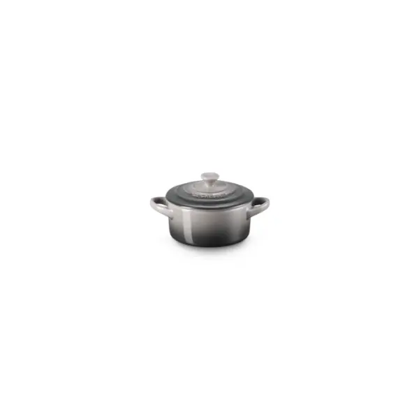 Mini cocotte 10cm en céramique flint - Le Creuset