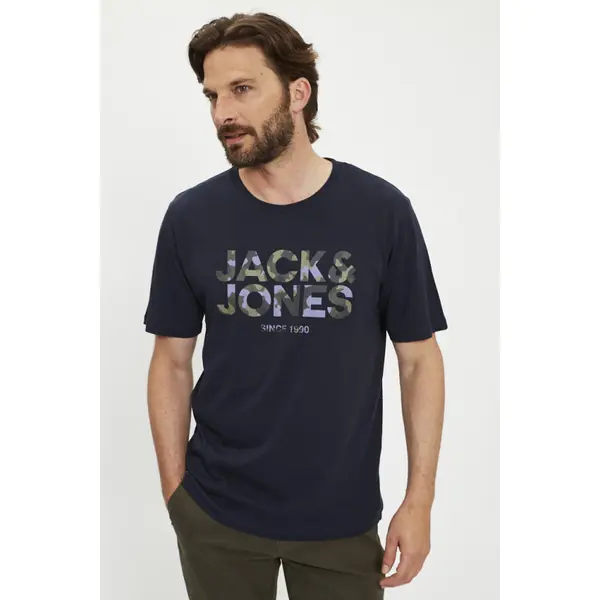 T-shirt james bleu marine