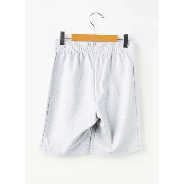 Short Le Coq Sportif Gris Taille Élastique