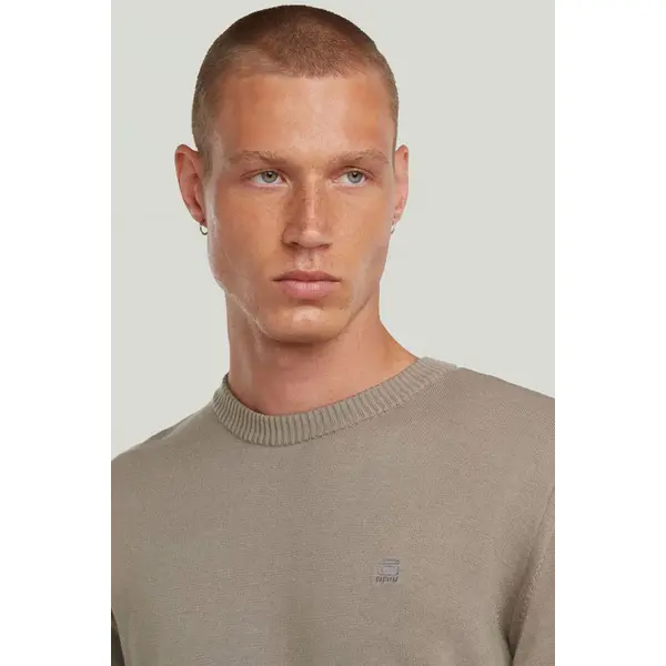 Pull en maille core knit beige