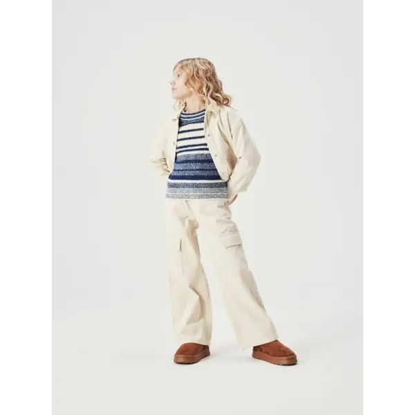 SURCHEMISE BEIGE EN VELOURS COTELE FILLE 8 - 14 ANS NAME IT