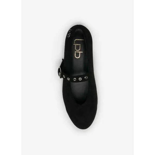 Ballerines noir suedine milly - Les petites Bombes