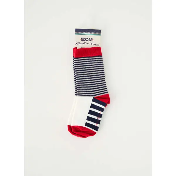 Chaussettes Elle Est Ou La Mer Gris