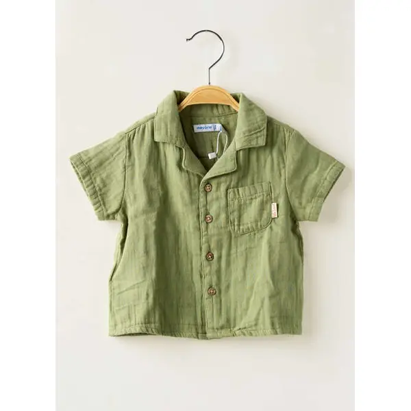 Chemise Manches Courtes Mayoral Vert