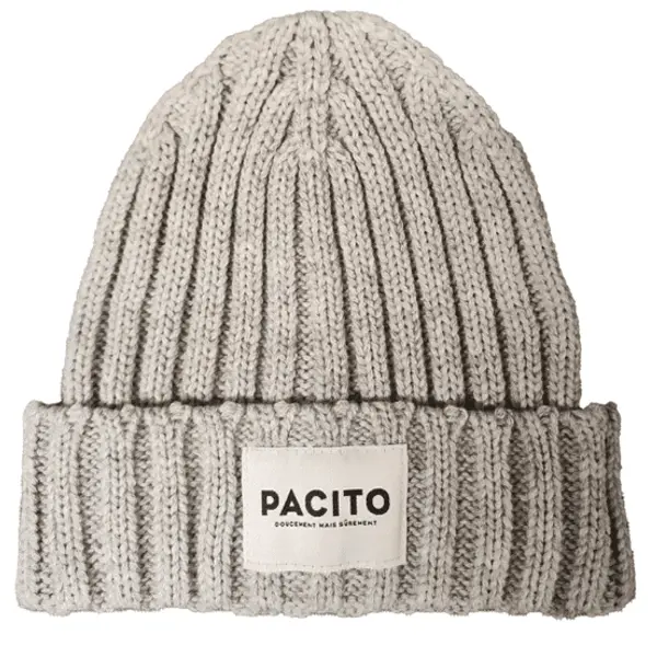 Bonnet Côtelé Gris Pacito - Unisexe Style Streetwear