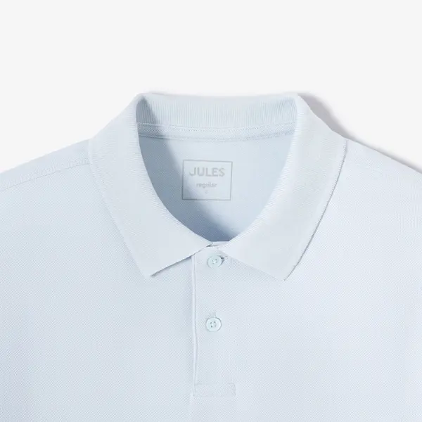 Polo manches courtes piqué uni