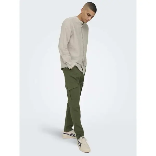 Pantalon Cargo Kaki Tapered ONLY & SONS Homme W28-W34 | Style Urbain 2025"