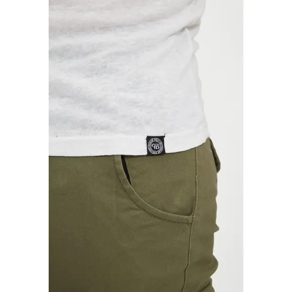 T-shirt Tom col V blanc