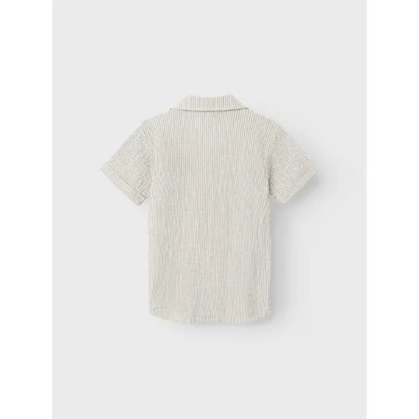 CHEMISE COL BLEUE ET BLANCHE A RAYURES GARCON NAME IT 6 - 12 ANS