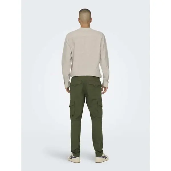 Pantalon Cargo Kaki Tapered ONLY & SONS Homme W28-W34 | Style Urbain 2025"