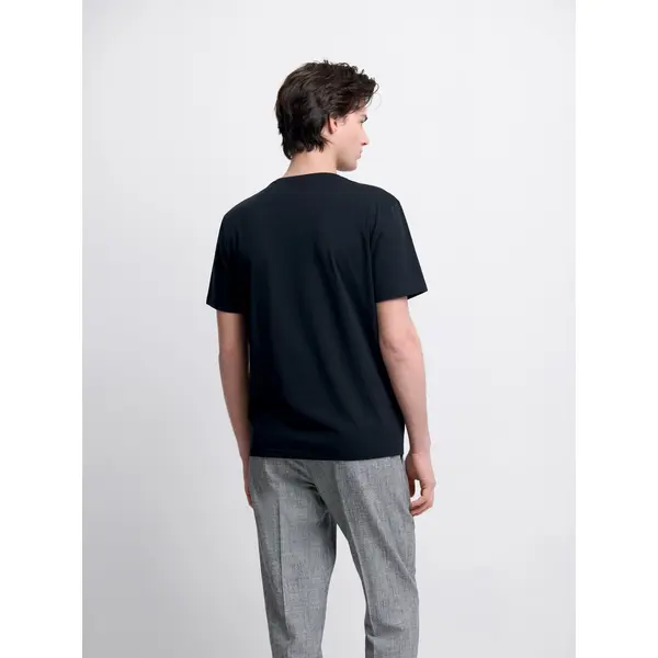 T-shirt col V en coton Supima®