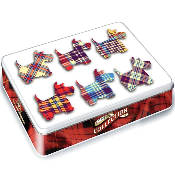 Boîte Métal Shortbreads Scottie Campbells 150g