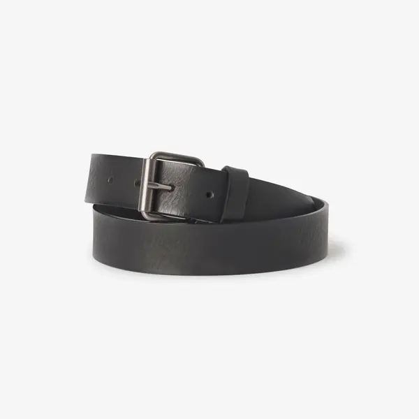 Ceinture large en cuir