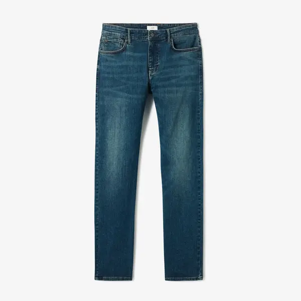 Jean straight urbanflex 3 longueurs délavé