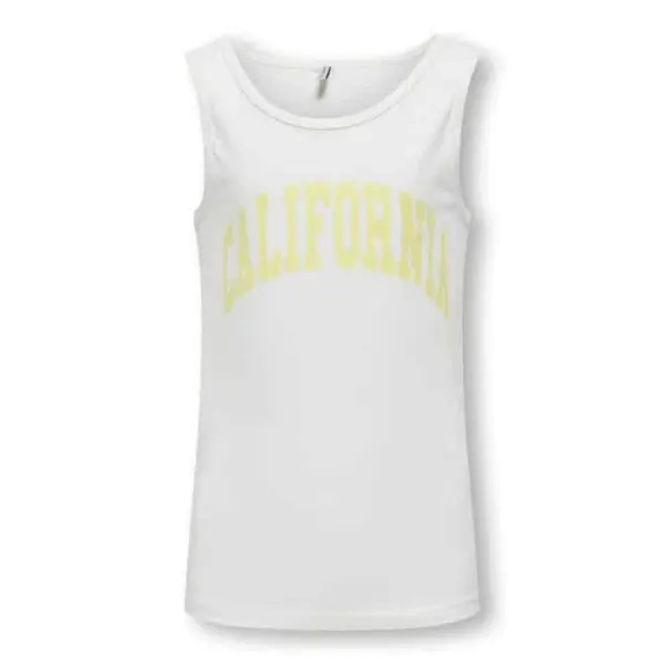 DEBARDEUR BLANC CALIFORNIA FILLE ONLY