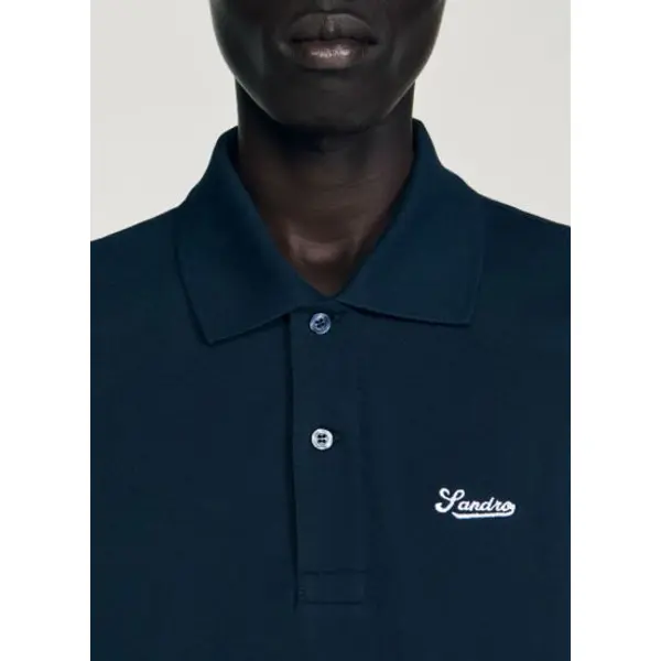 Polo en coton piqué - Sandro