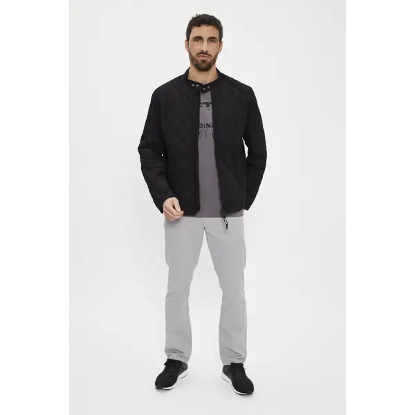 Veste matelassée noire zippée