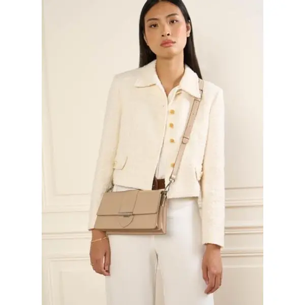 Sac trotteur a rabat avec fermoir paris ily - Lancaster
