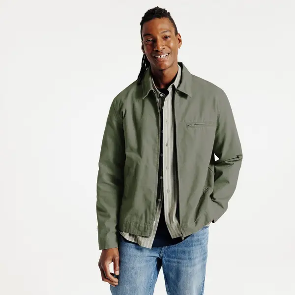 Blouson mi-saison col chemise