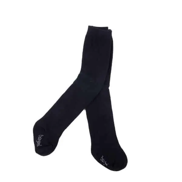Collant bleu marine chaud en maille Babybol fille – 12 mois à 2 ans