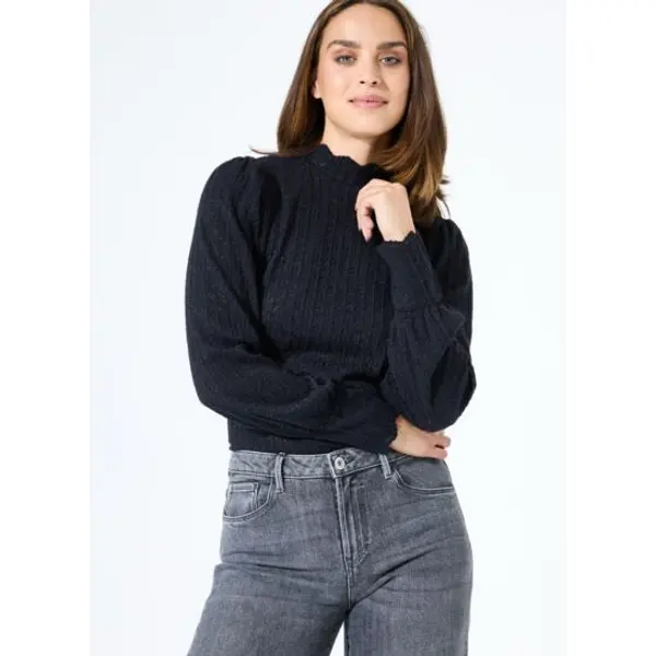 Women t-shirt black - Garcia