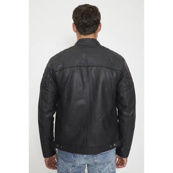 Veste en simili cuir