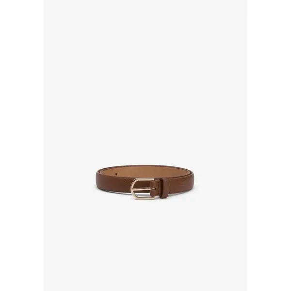 CEINTURE FAUX CUIR MARRON BOUCLE DORE FEMME T80 A T90 TIFFOSI SURYA 10057604_265