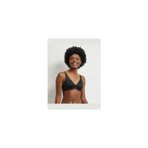 Soutien-gorge foulard à armatures en microfibre Noir Dim Body Touch - Dim
