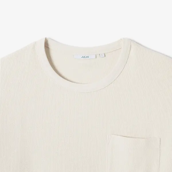 Tee shirt gaufré 100% coton