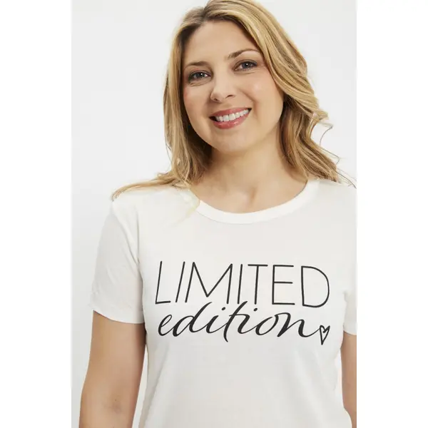 T-shirt blanc Michigan imprmé Limited edition