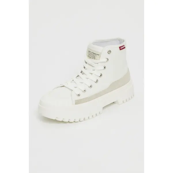 Baskets montantes Patton blanches