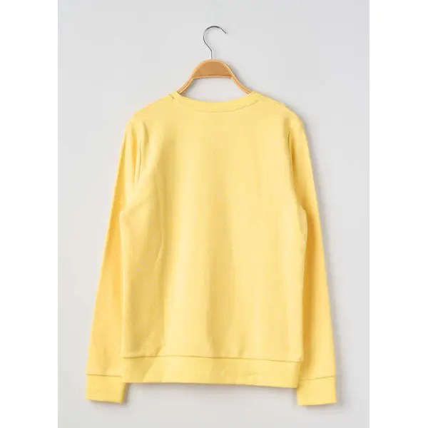 Sweat-shirt Hugo Boss Jaune Manches Longues