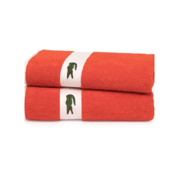 Lacoste - serviette de toilette en coton 450 g/m², l casual - Yves Delorme