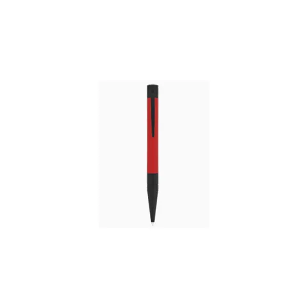 Gamme initial - stylo bille initial rouge/noir mat - S.t. Dupont