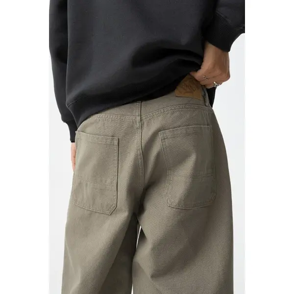 Pantalon vert coupe baggy Tiffosi ado garçon – super style hiver 2025
