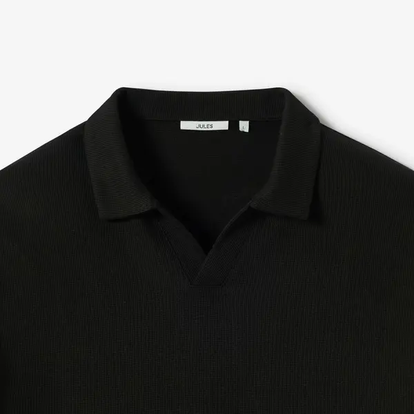 Polo manches longues col resort