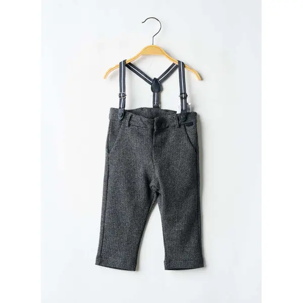 Pantalon Droit Boboli Gris Taille Ajustable