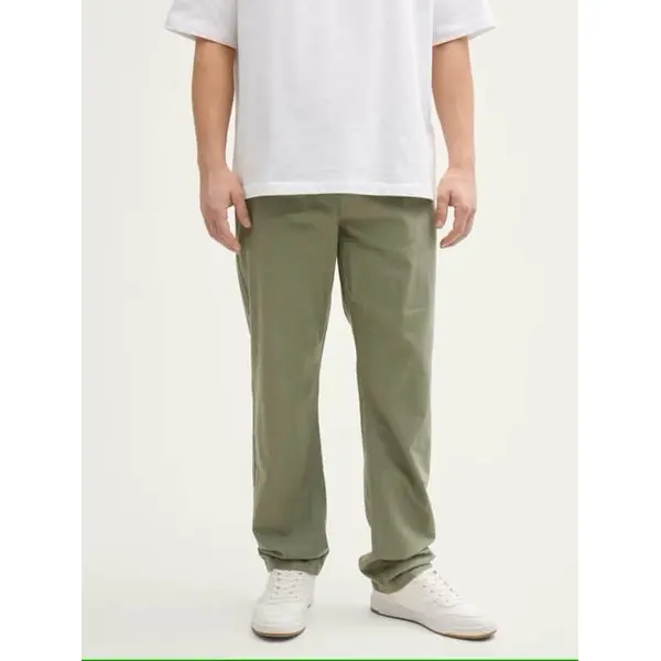 Pantalon Kaki Mi-Saison en Lin et Coton Tom Tailor Homme du S au XL