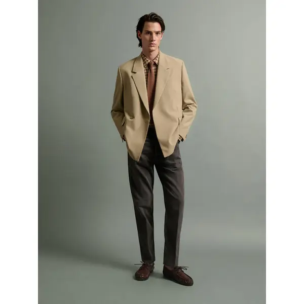 Veste de costume croisée regular