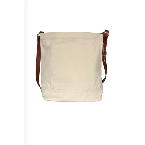 Bucket bag Heritage écru en coton