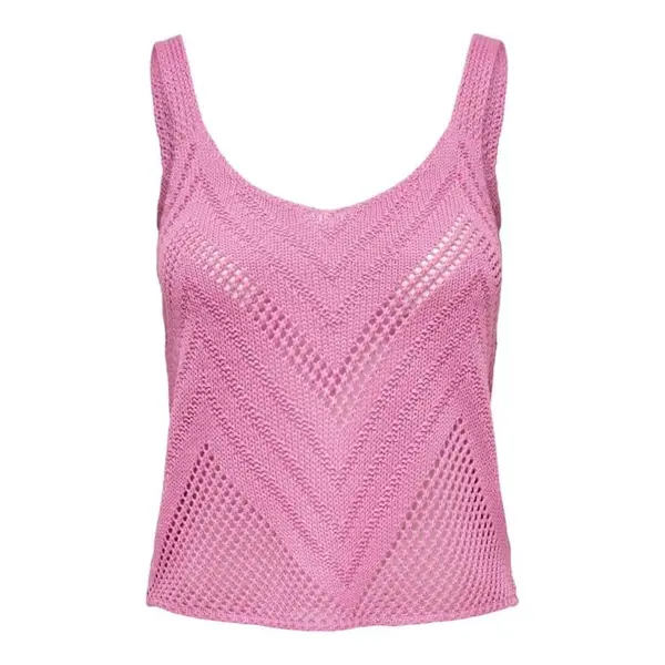 Top rose en maille ajourée JDY femme – Collection été 2025