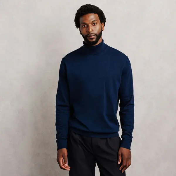 Pull col roulé