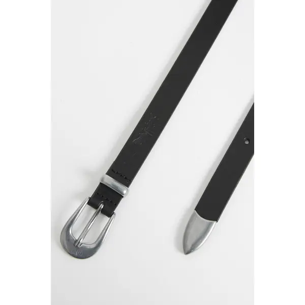 Ceinture Valérie en cuir noir