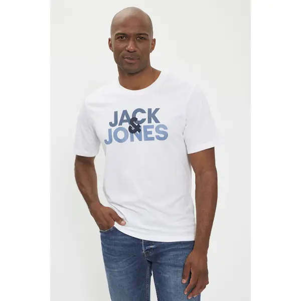 T-shirt blanc coupe standard