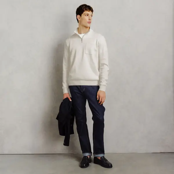 Pull col montant zippé "le parfait by JULES"
