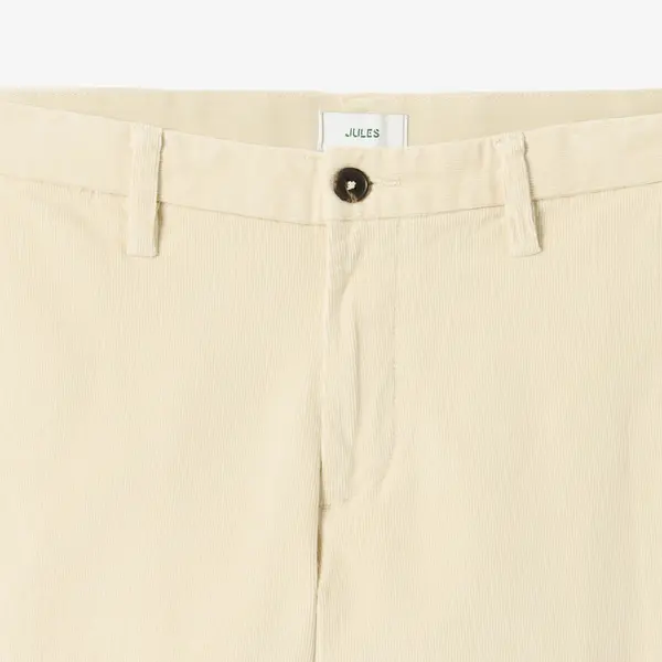 Pantalon chino straight en velours