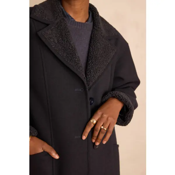 Manteau DEBBIE effet moutonné - Maison 123 Corbeil