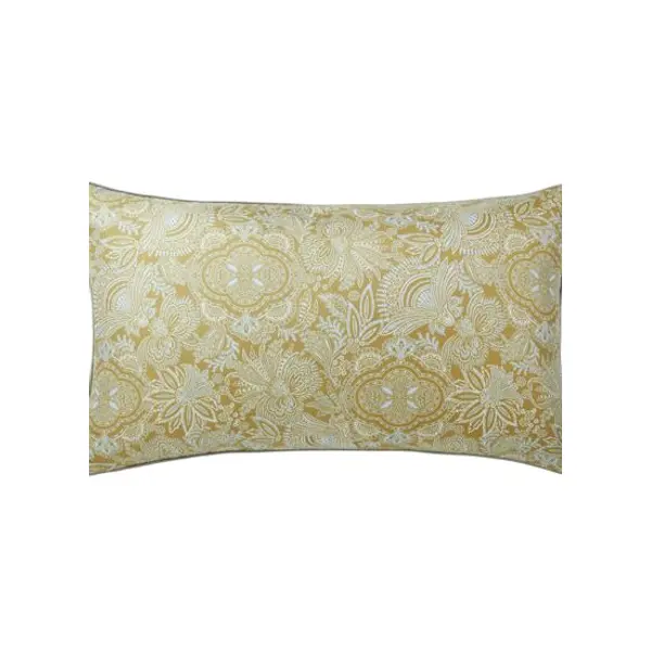 Yves delorme - housse de coussin en soie vert, patio - Yves Delorme